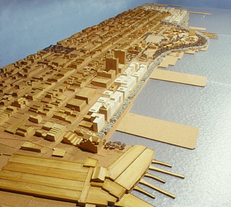 model view from south