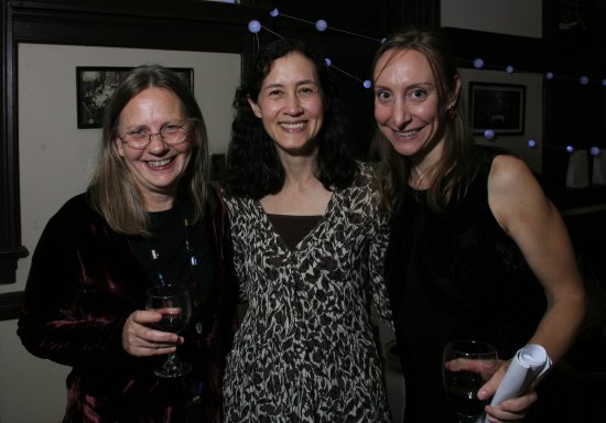 Emmanuelle Morgen of Little City Books with Marni Fylling and Carolyn Hartwick.