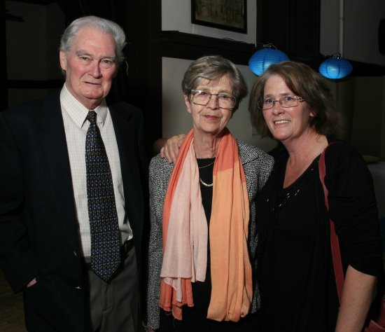 Bob and Barbara Korman with their daughter Irene Sobolov.